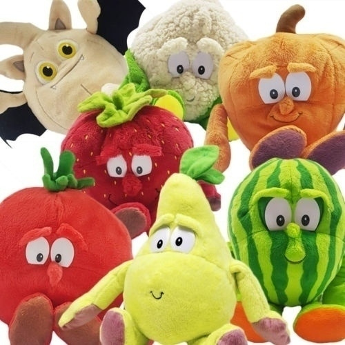 plush fruits and vegetables