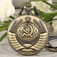 cccp, pendantclock, Jewelry, Gifts