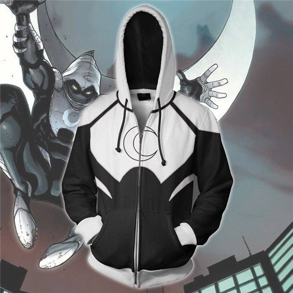 crescent moon moletom com capuz