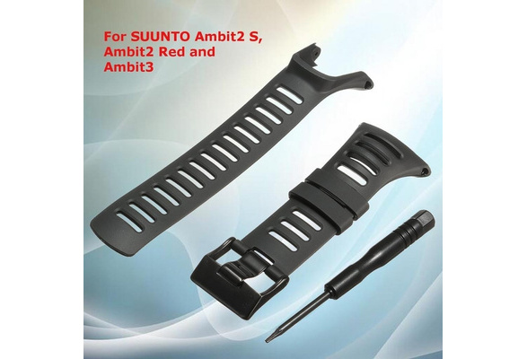 Watch Replacement Wristband Rubber Strap Band for SUUNTO Ambit 3/2/1 | Wish