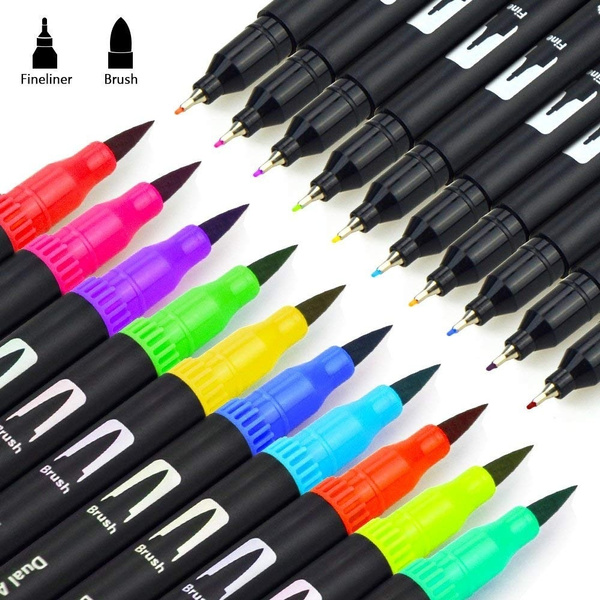 3PCS Not Repeating Watercolor Brush Pens Paint Brush Markers (size:3pcs)