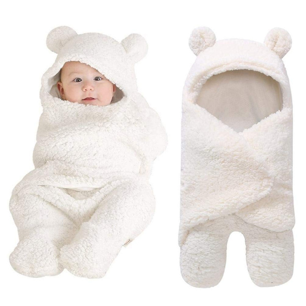 Y56 Baby Sleeping Bag Wrap Blanket Universal Baby Cute Newborn Infant Baby Boy Girl Swaddle Photography Prop for 0-12 Months 