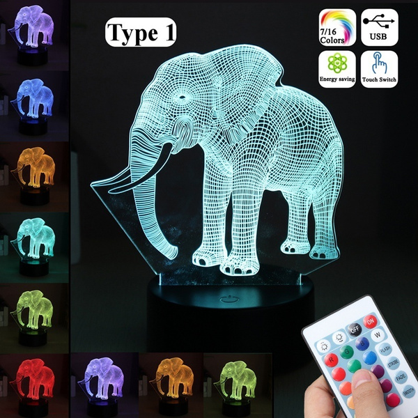 LED Color-Change Touch Light With Remote Control