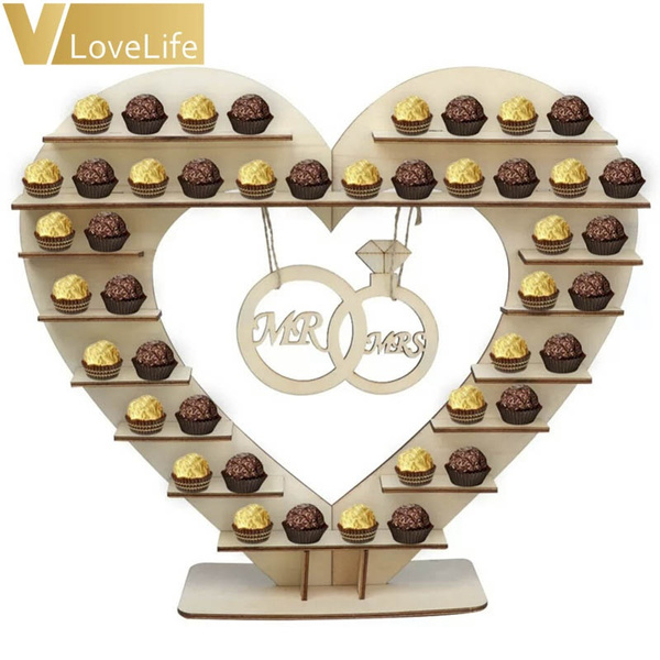 Mr & Mrs Large Confectionery Holder Fits Ferrero Rocher & Lindt Chocolate Balls 