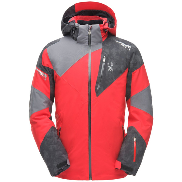 spyder red ski jacket