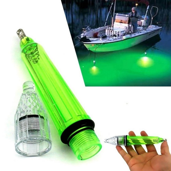 1pc Underwater Fishing LED Lamp Waterproof Light (not Included The