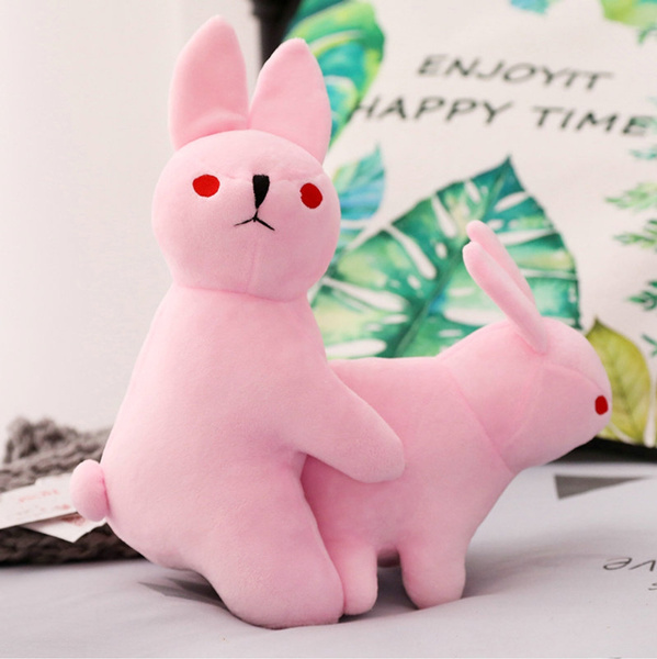 pink toy rabbit