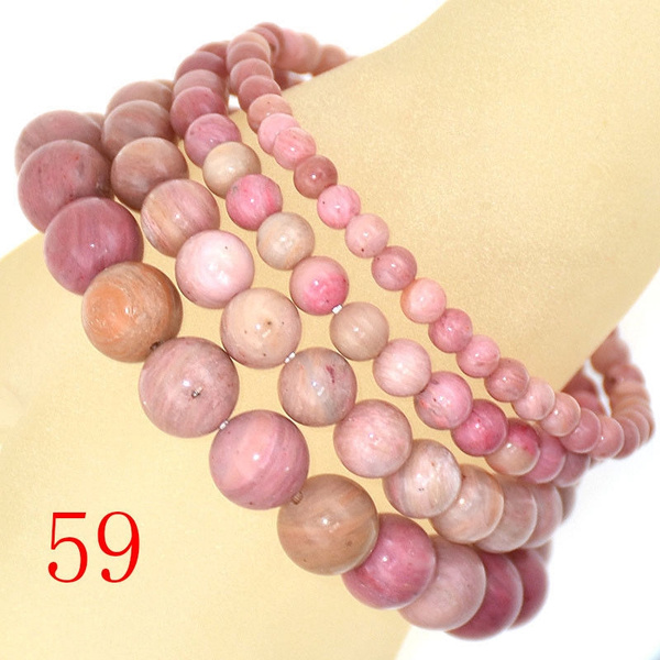 Handmade Natural Healing 4mm 6mm 8mm Gemstone Round Beads Stretch Bracelet