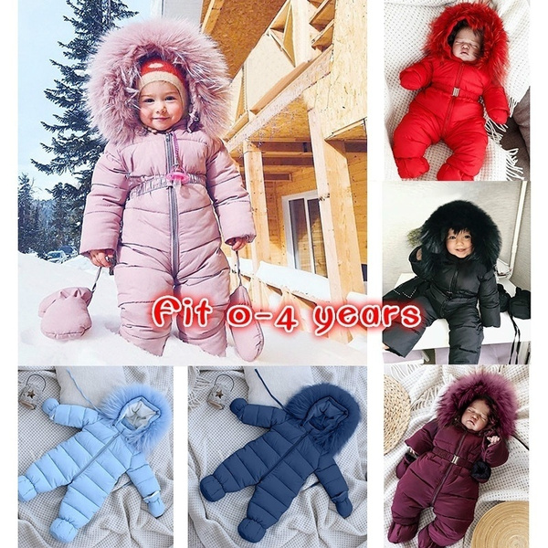 baby winter coat onesie