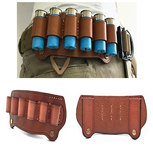 Leather shotgun cartridge top belt