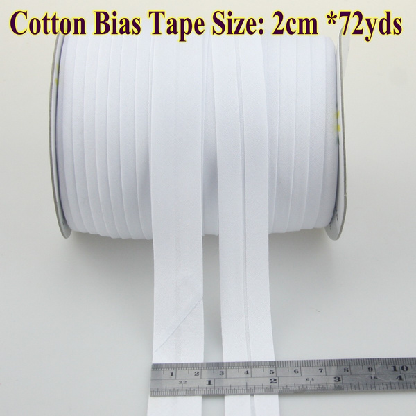 100% Cotton Bias tape ribbon, bias binding tape size: 20mm, width