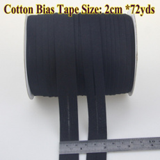 Cotton, Sewing, black, biastape