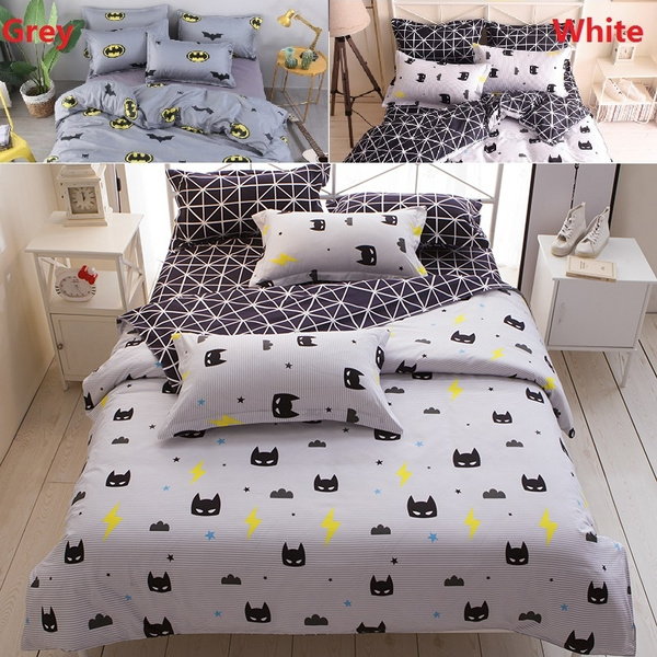 Pcs Bedclothes Duvet Cover, Twin Size Batman Bed