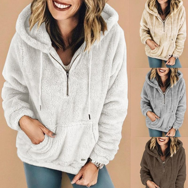 Fluffy hoodie plus online size