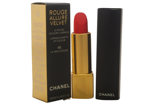 Rouge Allure Velvet Luminous Matte Lip Colour - 46 La Malicieuse by Chanel  for Women - 0.1 oz Lipstick
