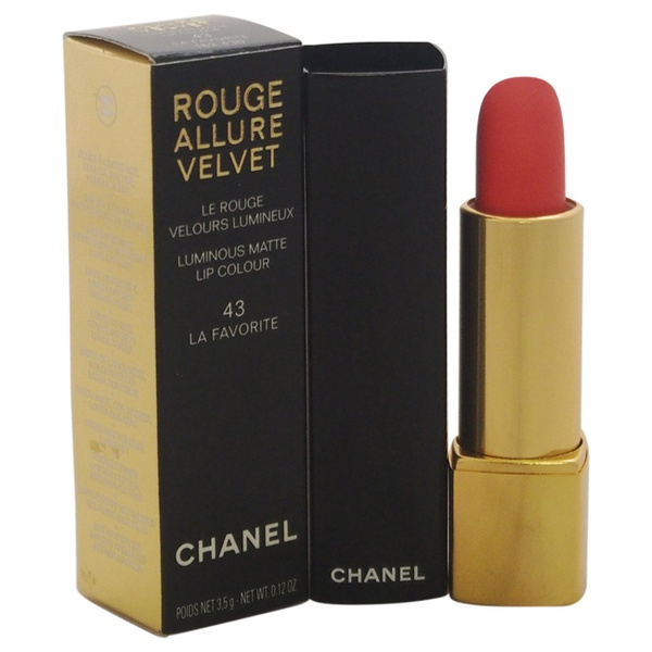 Chanel Rouge Allure Velvet Lipstick - 43 La Favorite (3,5 g) ab 42,45 €