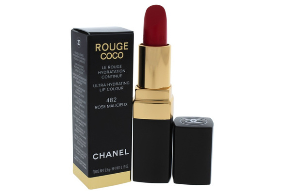 Rouge Coco Ultra Hydrating Lip Colour - 482 Rose Malicieux by Chanel for  Women - 0.12 oz Lipstick