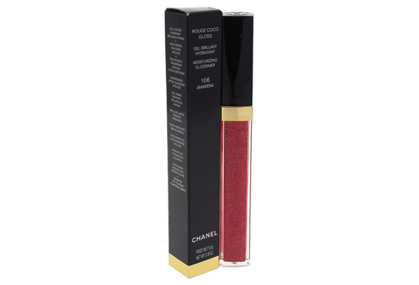 Rouge Coco Gloss Moisturizing Glossimer - 106 Amarena by Chanel for Women -  0.19 oz Lip Gloss