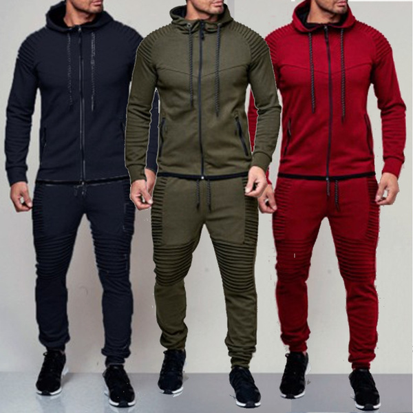 Jamickiki Sport Style Track Suit Men's Plus Size Sweatshirts and Long ...