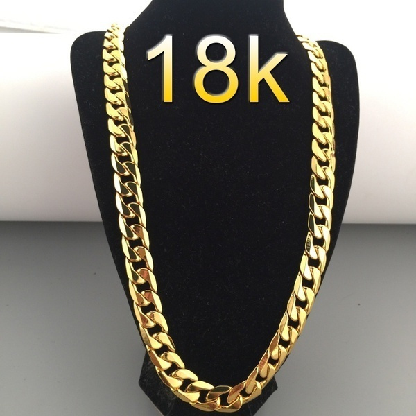 18K Gold plated 6mm Men's NK Links 