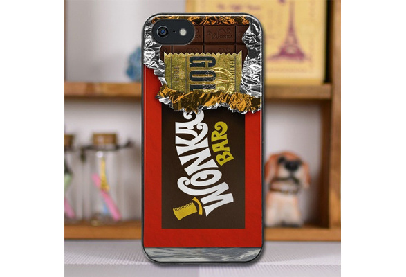 Wonka Chocolate Bar with Golden ticket Pattern Phone Case for