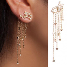 Tassels, DIAMOND, Dangle Earring, Jewelry