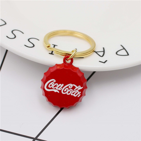 Coca-Cola Initial Dangler Keychains
