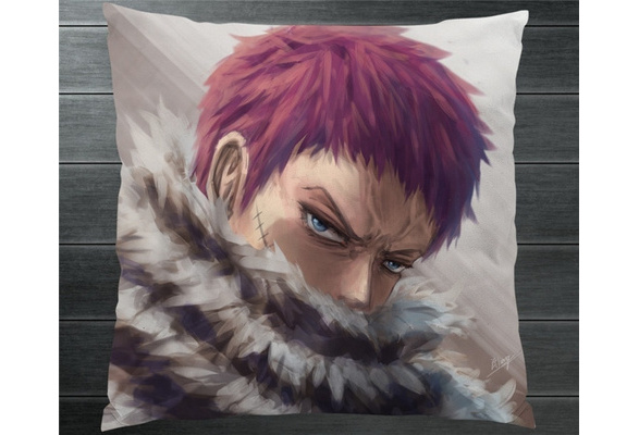 One Piece Big Mom Pirates Charlotte Katakuri Two Side 40x40cm Pillowcase Pillow Case Cover Cosplay Gift Bed Sofa Car Decor Wish