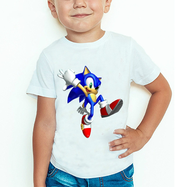  Unisex Boys Kids Shadow 3D Sonic Print The Hedgehog T Shirt  Costume Spring Clothing Boys/Girls Tops (as1, Age, 4_Years, Style 1) :  Clothing, Shoes & Jewelry