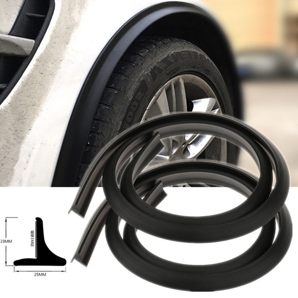 Car Wheel Fender Extension 2x 1.5m Moulding Flares Trim Strip Stick Out