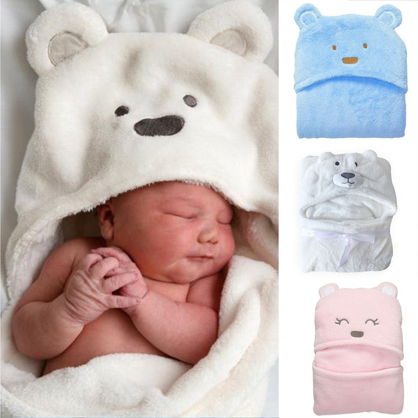 newborn baby hooded towel