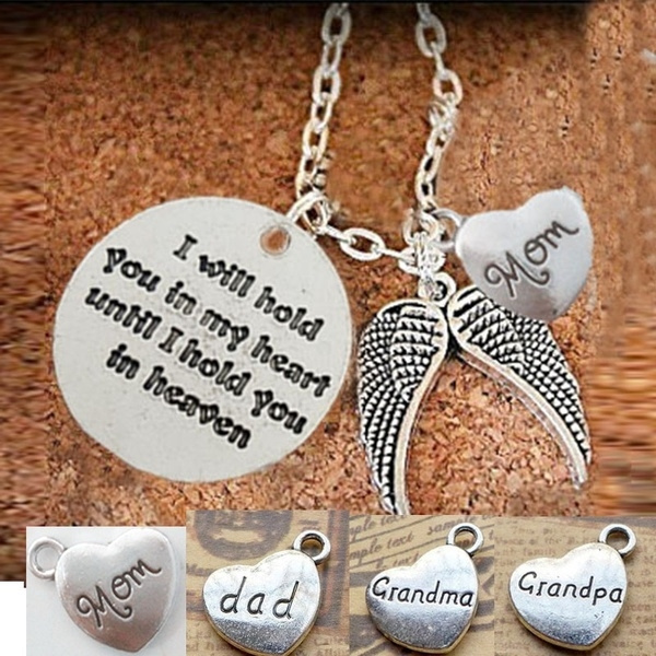 In Memory of Dad Jewelry, Memorial Photo Necklace - Remember Me Gifts