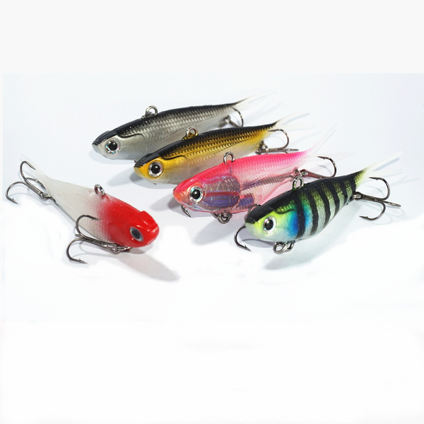 20g/95MM Soft Plastic Vibe Fishing Lure Jig Heads Flathead Bream Artificial  Bait Lure Tackle Barra Snapper Jack Cod Fish Lure