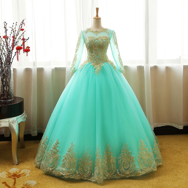Mint Green Hearty Tulle Corset Puff Party Wear Dress - Promfy