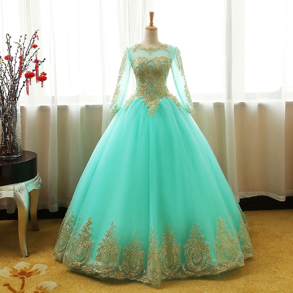 Mint Green Sweet Sixteen Dresses