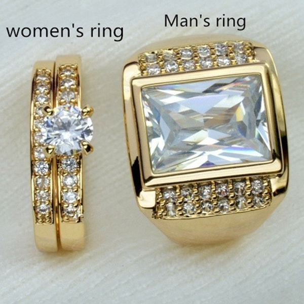 Couple wedding rings on sale gold with price