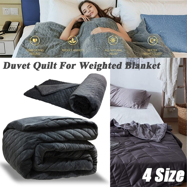 Removable Duvet Quilt For Weighted Blanket 100 Organic Cotton