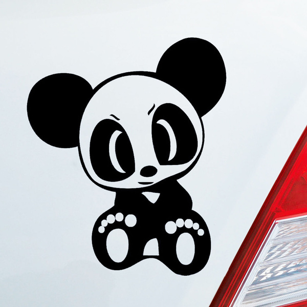 Auto Aufkleber BAD PANDA Pandabär Bär Lustig Baby Bear Sticker DUB