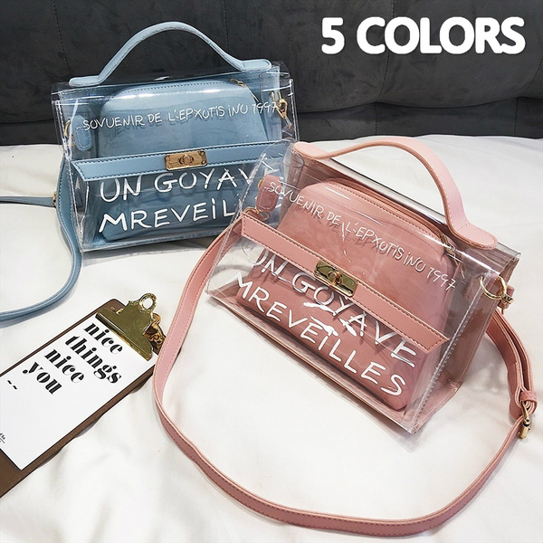 Transparent best sale bags trend