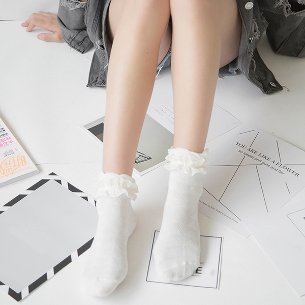 large frilly socks
