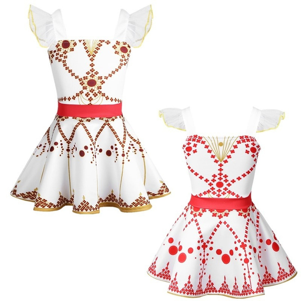 Girls' Princess Felicie Cosplay Dresses Ballerina Tutu Dance Leap Skirt Costumes 
