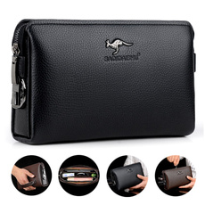 Clutch/ Wallet, leather wallet, Capacity, business bag