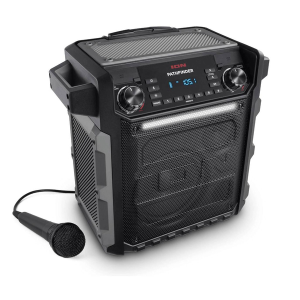 ION Audio Pathfinder Portable Bluetooth Speaker with AM FM Radio