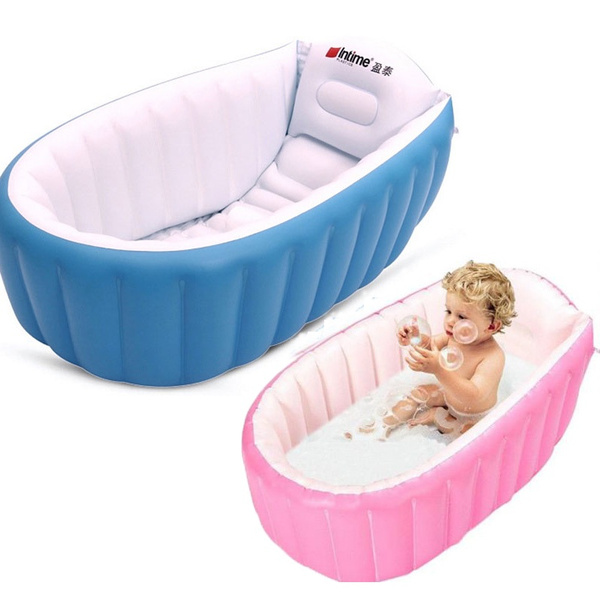 Baby Shower Basin Inflatable Bathtub Portable Bathing Bath Tub for Kid Toddler