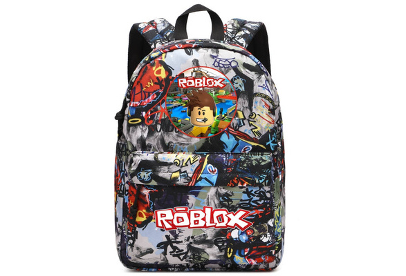 Roblox School Bag Graffiti Casual Backpack Teenagers Kids Boys Children Student School Bags Travel Bag Wish - roblox graffiti logo roblox