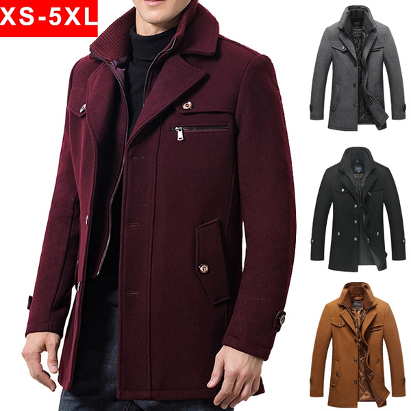 Trench Coat For Men Wool Autumn, Trench Coat Down Jacket