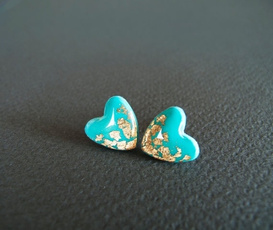 Antique, Heart, Turquoise, 925 sterling silver