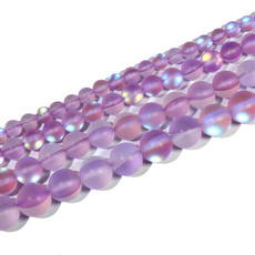 Necklace, diybracelet, purple, lights