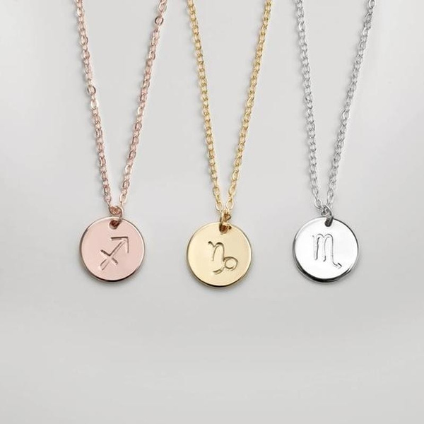Zodiac Necklace, Zodiac Jewelry, Zodiac 