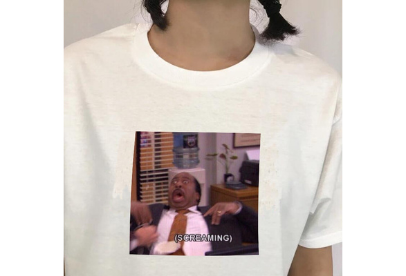 The Office Stanley Hudson Unisex Funny Hipster Grunge White Tee | Wish